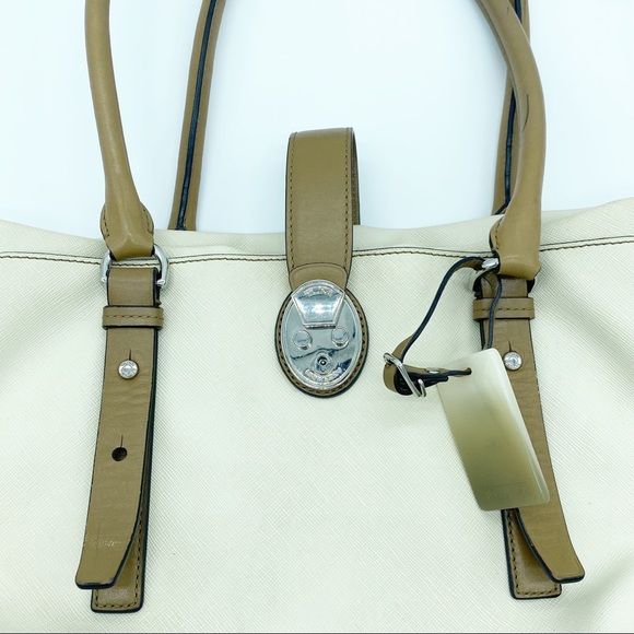 Tumi Turin Shopper Tote Leather Purse - Picture 6 of 13